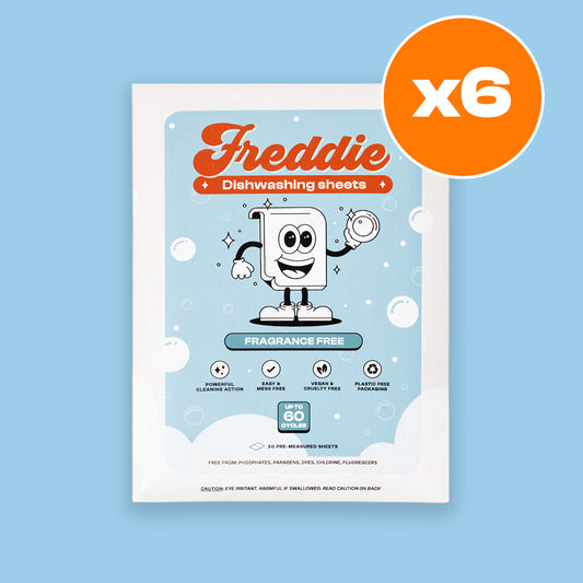 6x Dishwasher Detergent Sheets