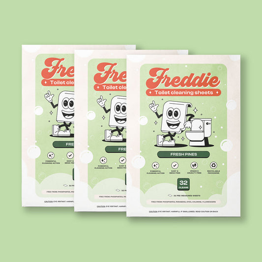 3x Toilet Cleaning Sheets