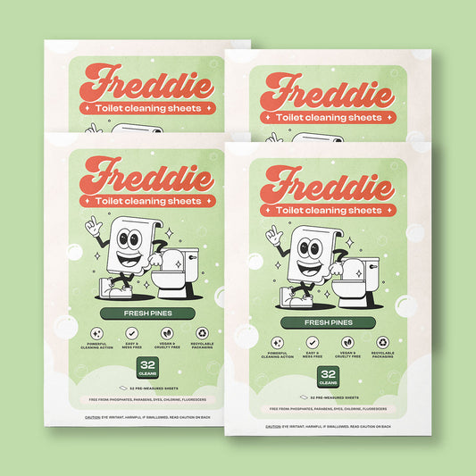 4x Toilet Cleaning Sheets